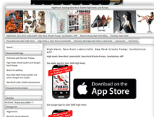 Tablet Screenshot of high-heels-katalog.de